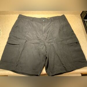 Tommy Bahama Charcoal Cargo Shorts